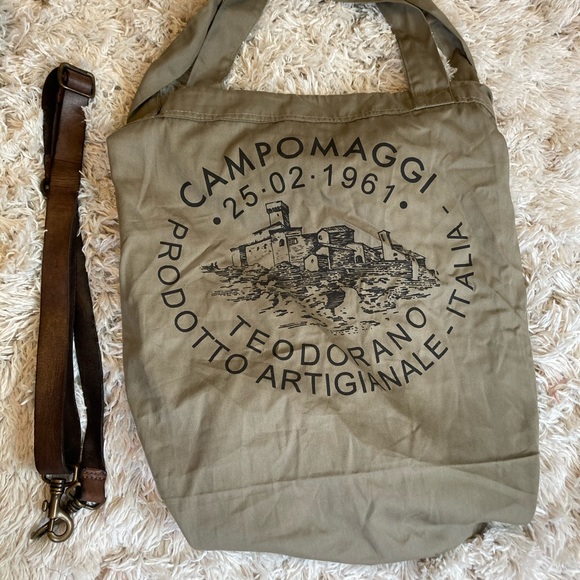 NWT Campomaggi Italian leather weekender bag - Picture 12 of 12